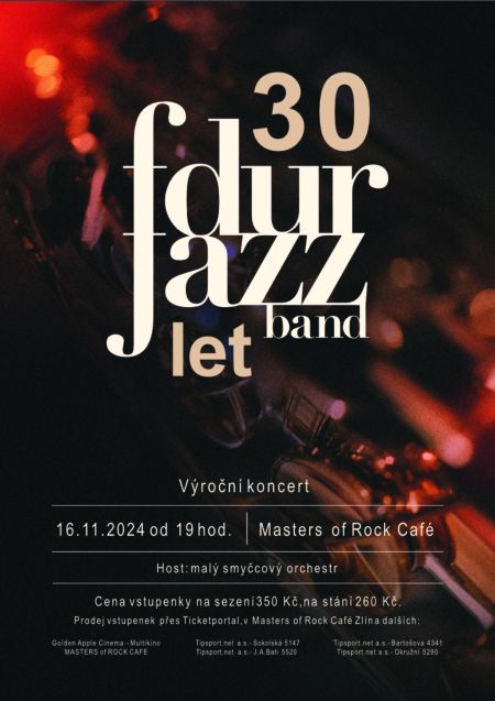 Výroční koncert F-dur jazzband 2024