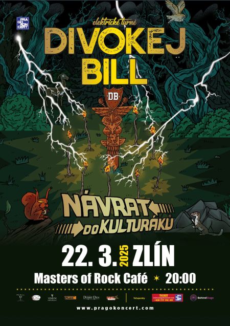 Divokej Bill - Zlín - Elektrické turné